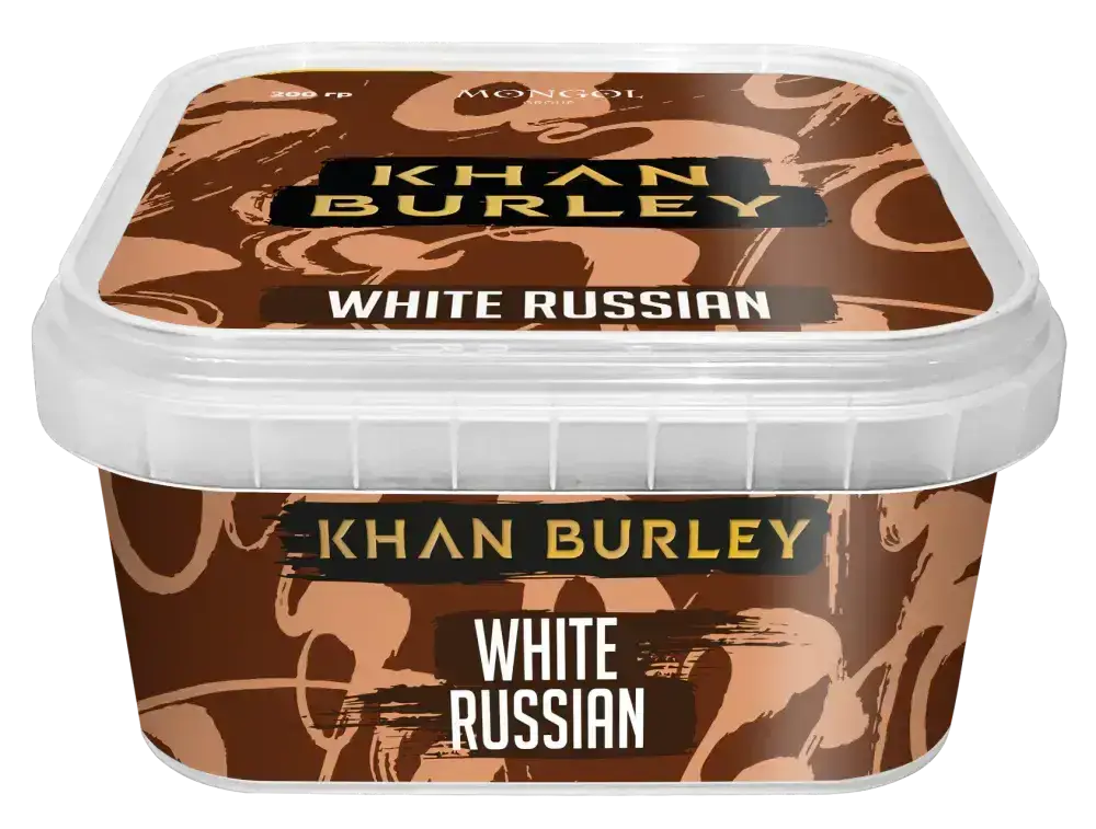 Табак Khan Burley - Белый Русский (White Russian) 200 гр.