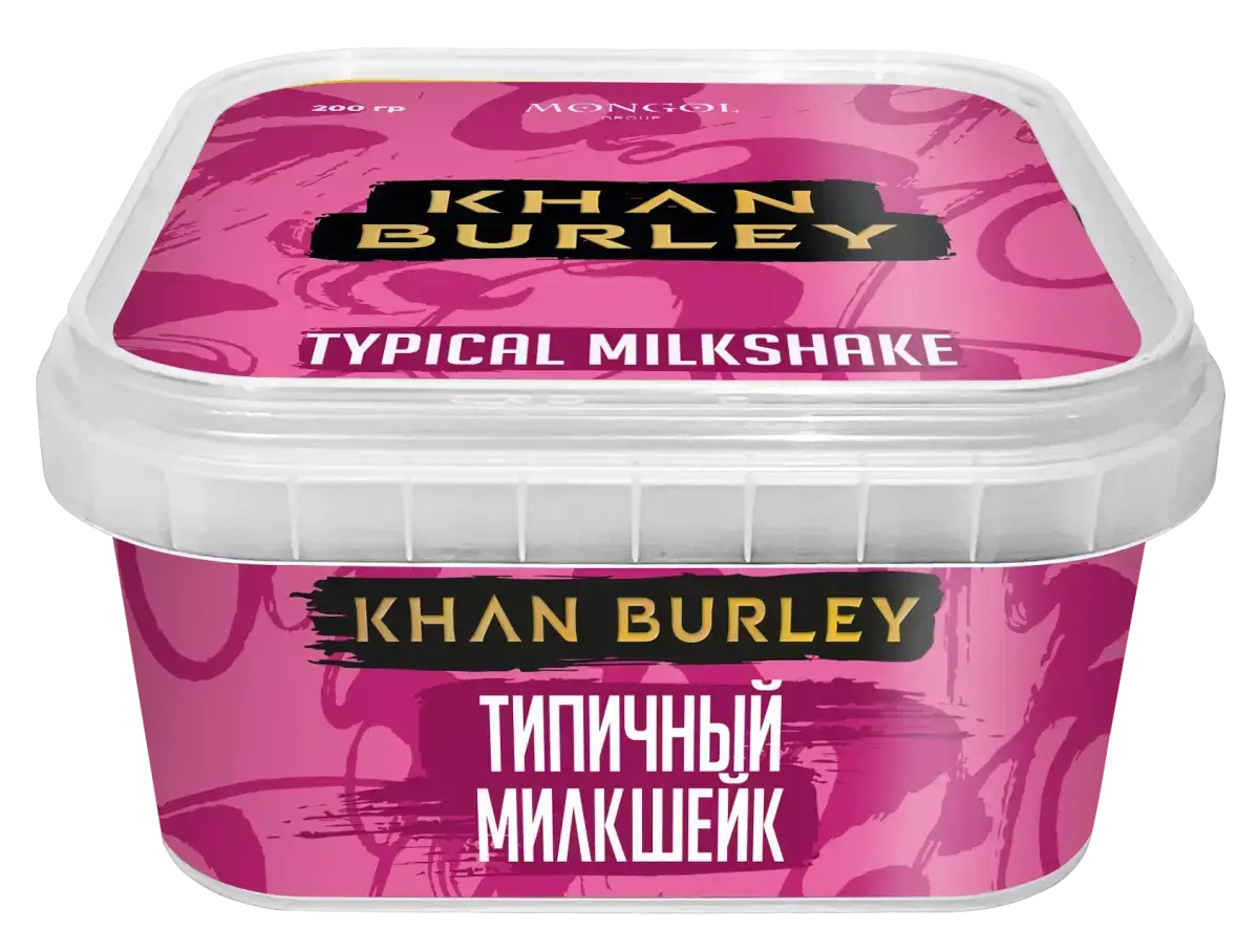 Табак Khan Burley - Банан Земляника Мороженное (Typical Milkshake) 200 гр.