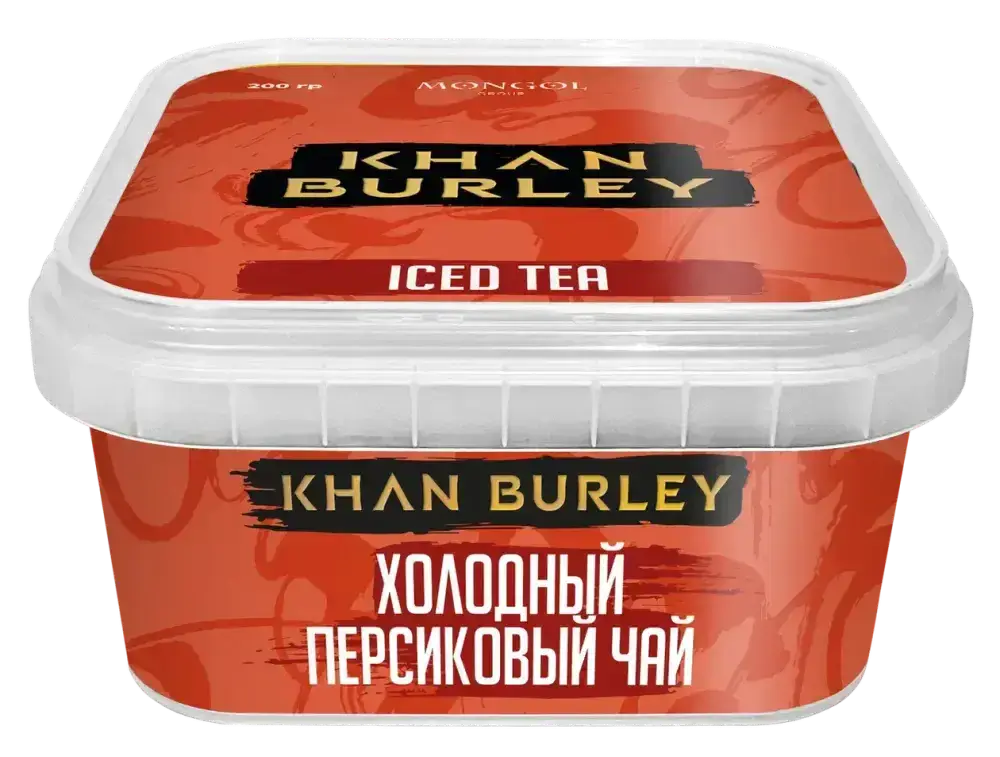 Табак Khan Burley - Холодный Персиковый Чай (Iced Tea) 200 гр.