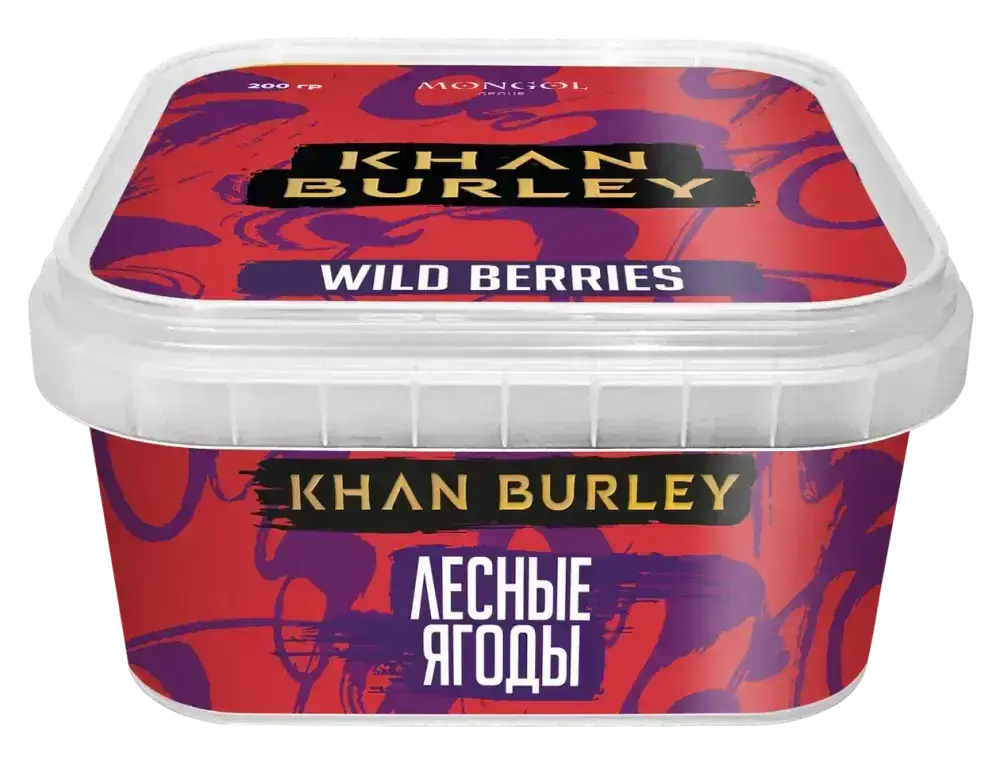 Табак Khan Burley - Лесные Ягоды (Wild Berries) 200 гр.