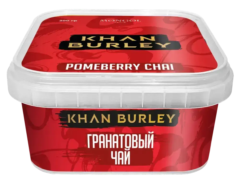 Табак Khan Burley - Гранат Малина Чай (Pomegranate Chai) 200 гр.