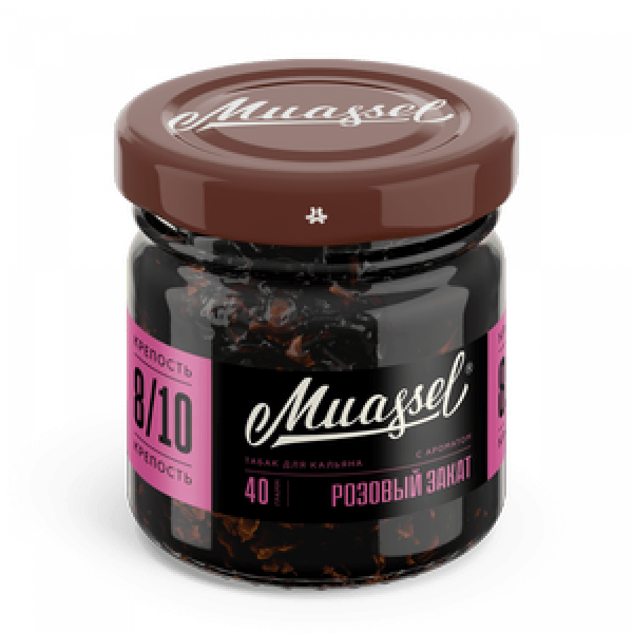 Muassel Extra Strong с ароматом Розовый закат, 40 гр.