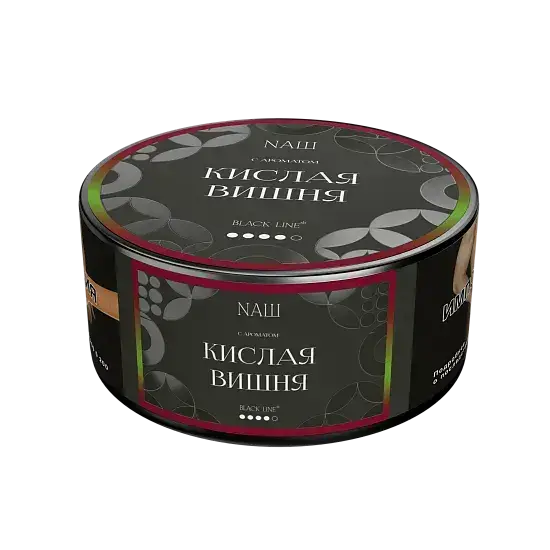 NАШ Black с ароматом Кислая вишня, 100гр.