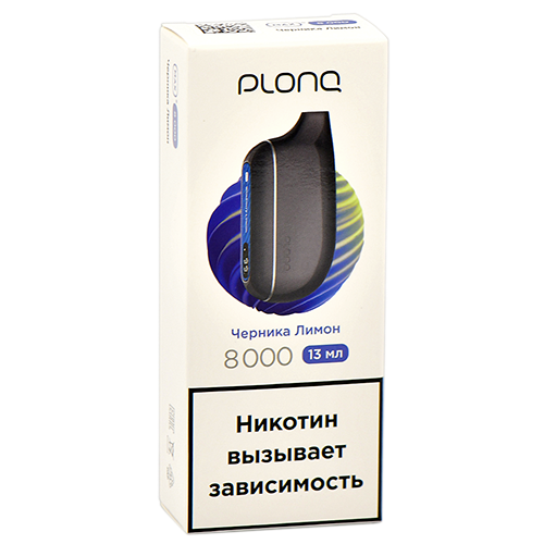 Эл. сиг. PLONQ MAX S 8000 Черника лимон 2%