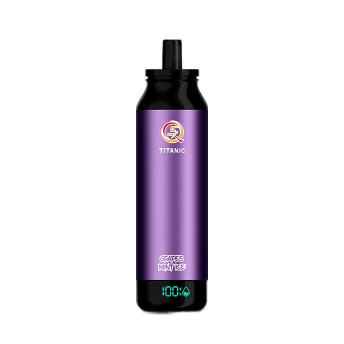 Эл. сиг. Q5 TITANIC 14000 Виноград, мята и лед /Grapes, mint and ice 2 %