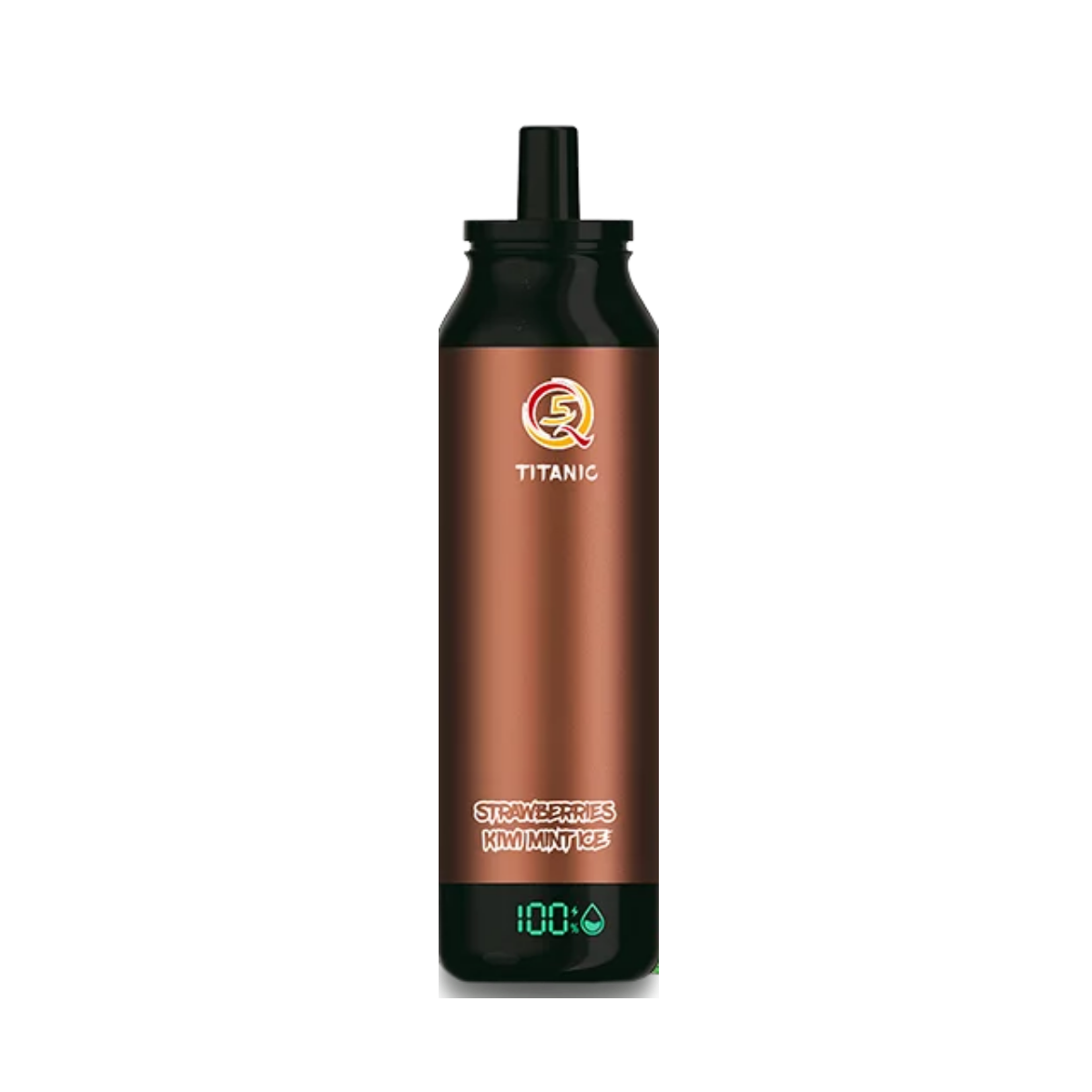 Эл. сиг. Q5 TITANIC 14000 Клубника, киви, мята и лед /Strawberries, kiwi, mint and ice