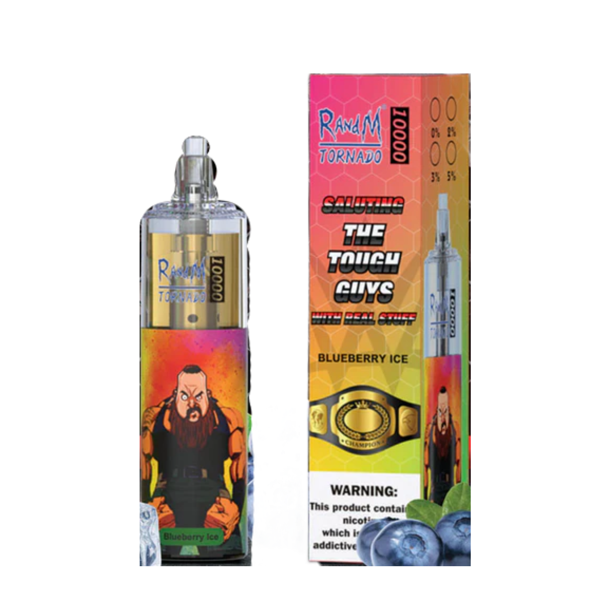 Эл. сиг. R AND M Tornado 10000 Blueberry ice 2 %