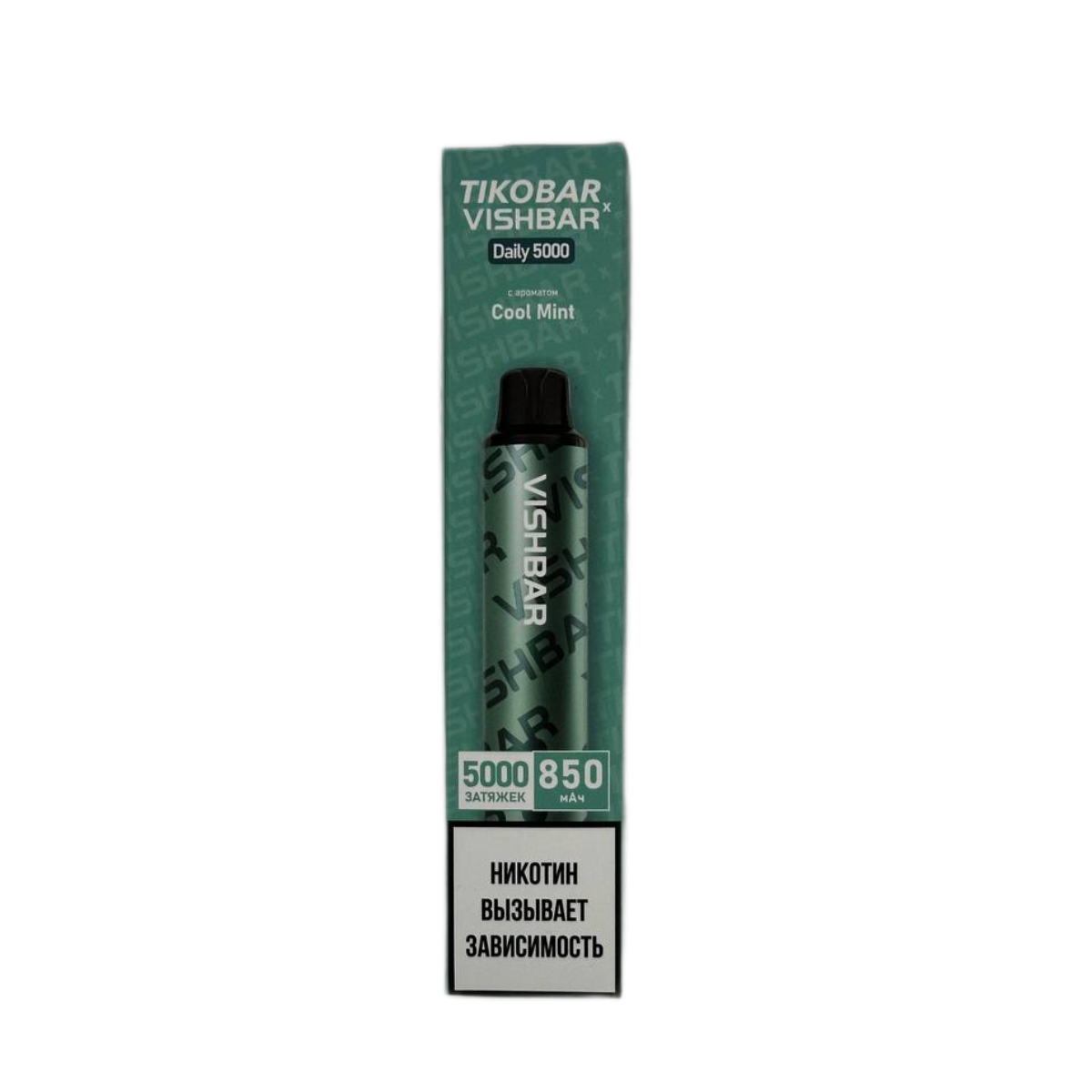 Эл. сиг. TIKOBAR X VISHBAR 5000 Свежая Мята / Cool Mint 2%