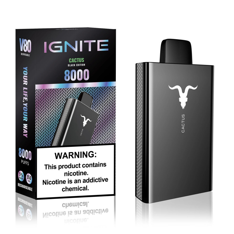 Эл. сиг. IGNITE V 80 8000 Cactus Ice 2 %