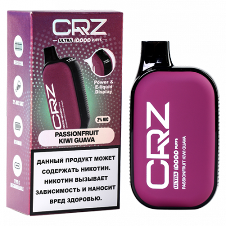 Эл. сиг. CRZ 10000 ULTRA Маракуйя киви гуава / Passionfruit Kiwi Guava 2 %