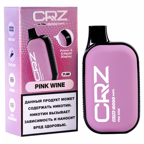 Эл. сиг. CRZ 10000 ULTRA Розовое вино / Pink Wine 2 %