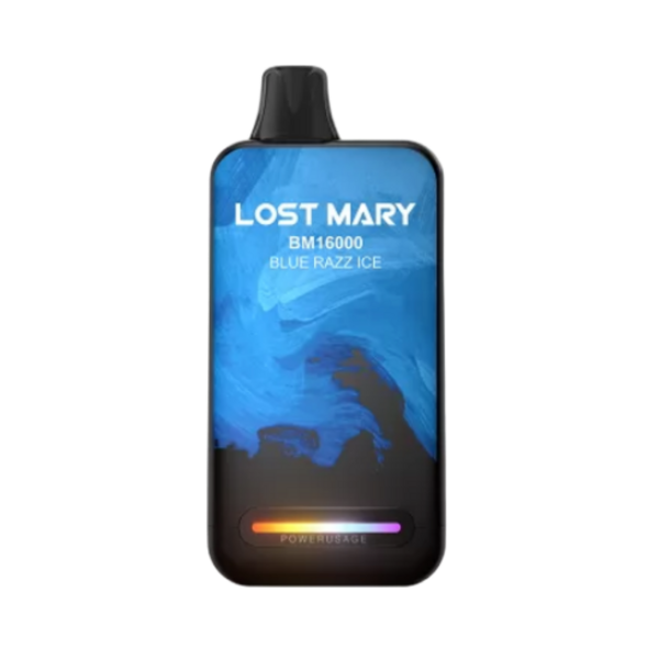 Эл. сиг. LOST MARY BM 16000 Голубика малина лед / Blue Razz Ice 2 %