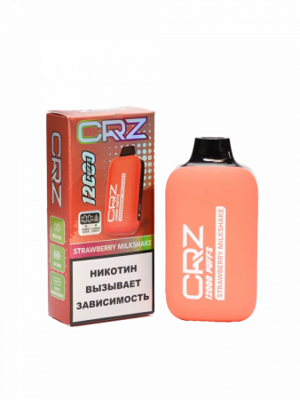 Эл. сиг. CRZ 12 000 Клубничный молочный коктейль / Strawberry Milkshake 2 %