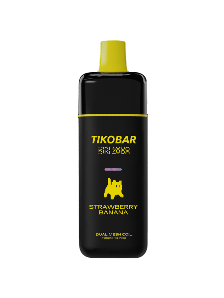 Эл. сиг. TIKOBAR KIKI 7000 Strawberry Banana (Клубника банан) 2%