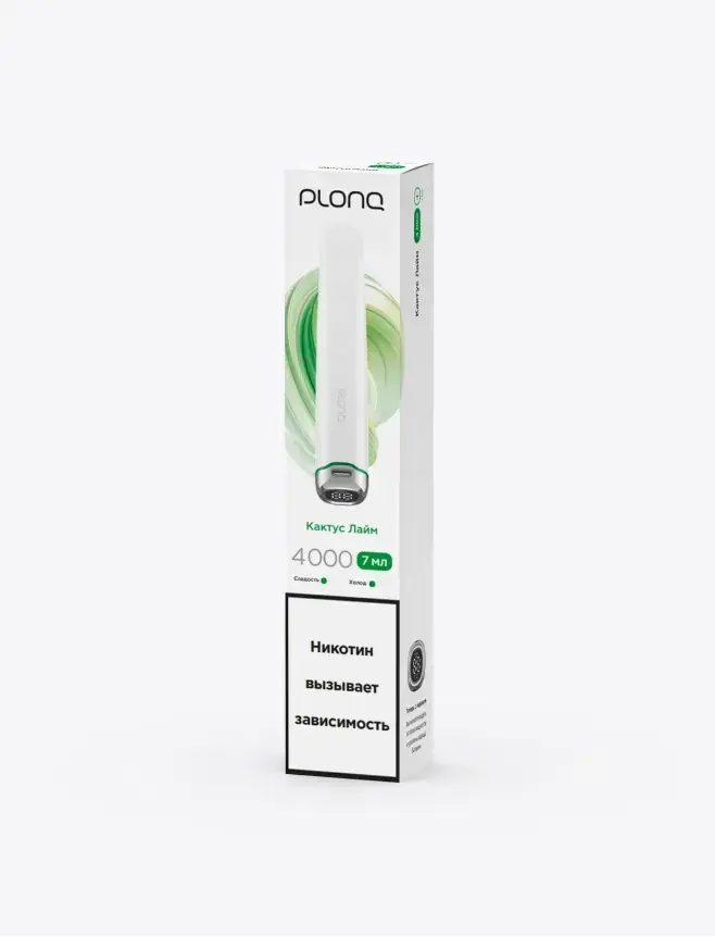 PLONQ PLUS PRO Кактус лайм (4000 затяжек) 20 мг