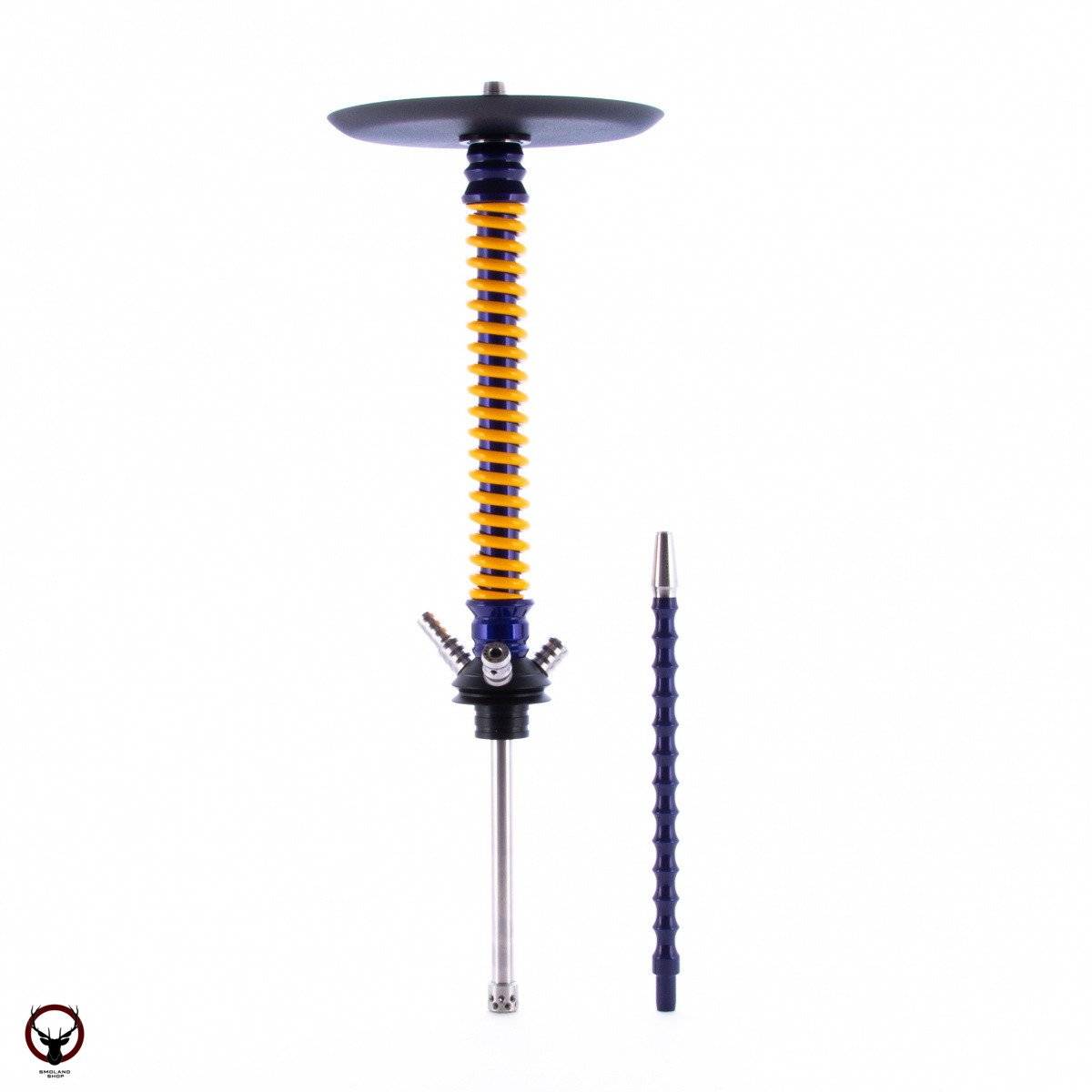 Кальян MAMAY CUSTOMS Coilovers синий лак-жёлтый (без колбы)