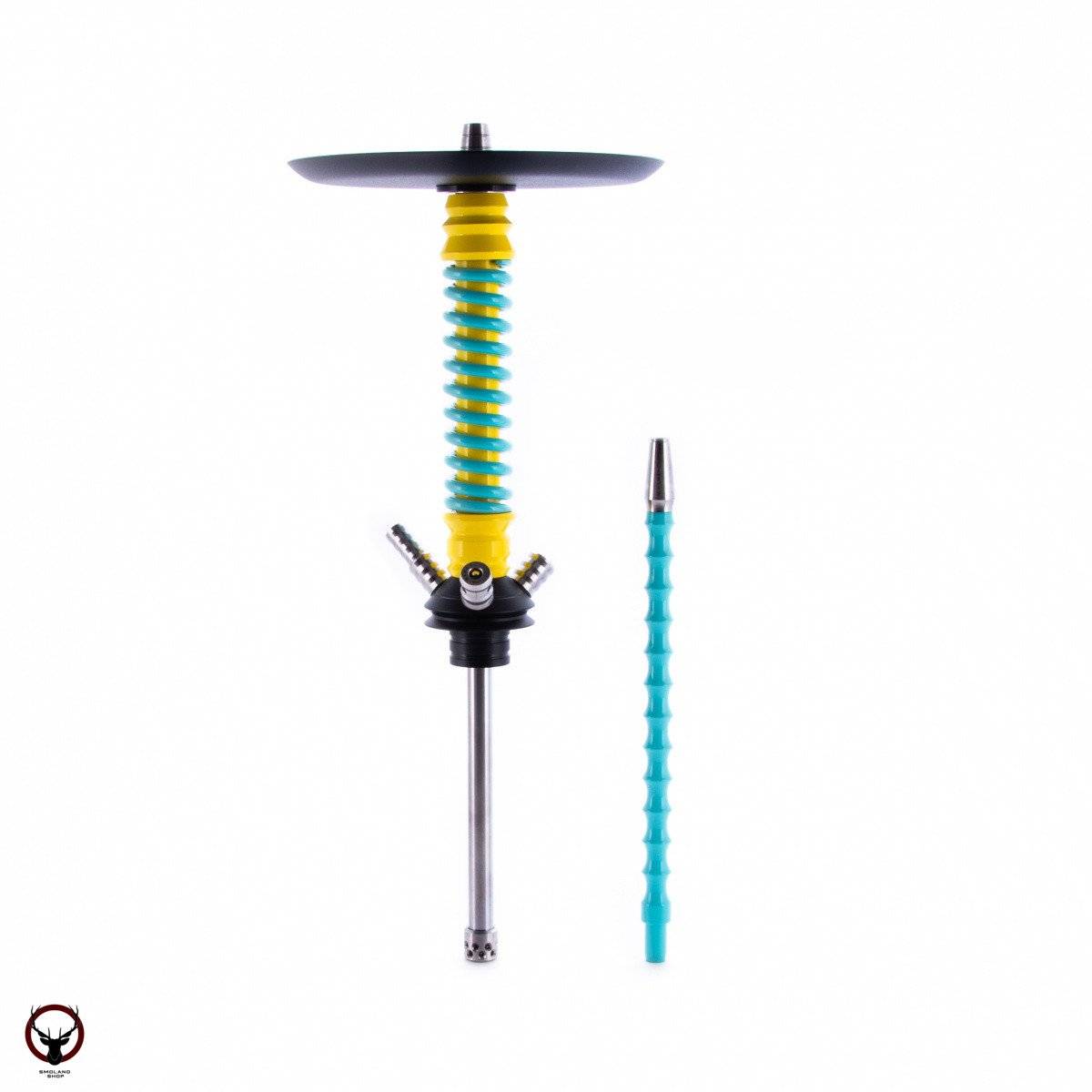 Кальян MAMAY CUSTOMS Coilovers MINI жёлтый-мята (без колбы) гр. RipnDip