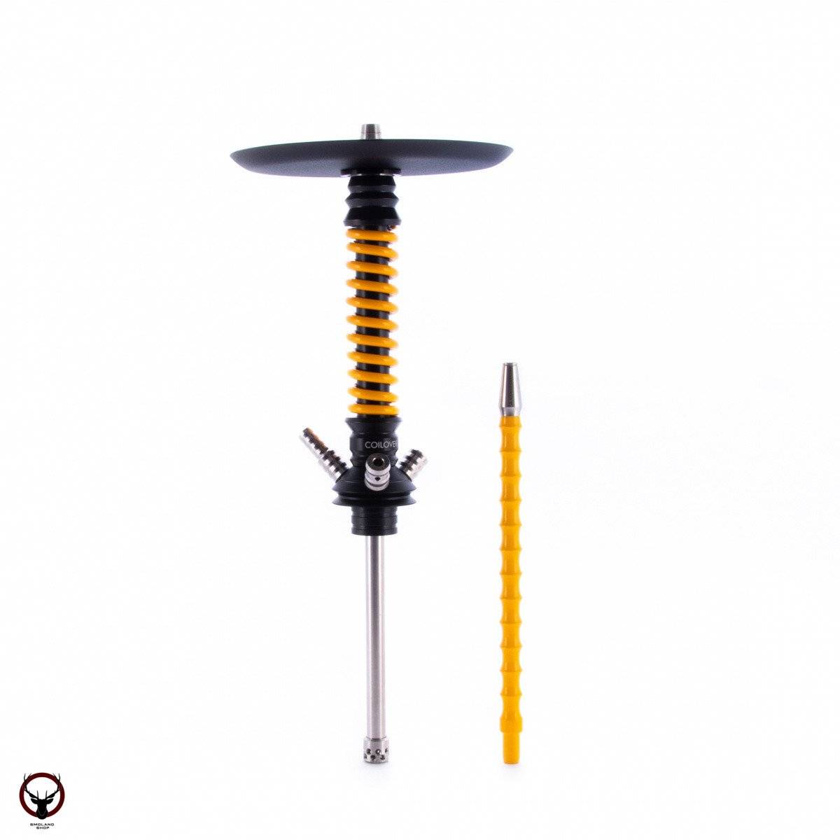 Кальян MAMAY CUSTOMS Coilovers MINI чёрно-жёлтый (без колбы)