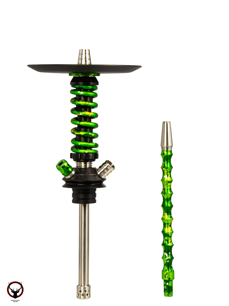 Кальян MAMAY CUSTOMS Coilover Micro Rick and Morty (грав.Pickle) (без колбы)