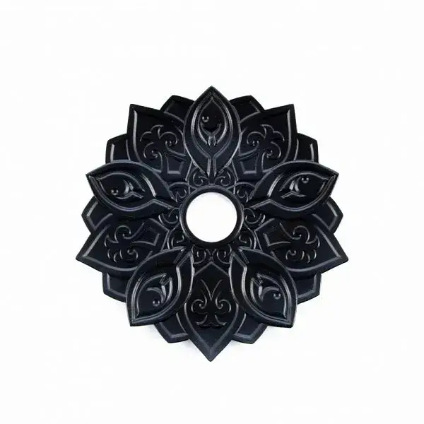 Шахта Karma 1.2 смола чёрная + блюдце