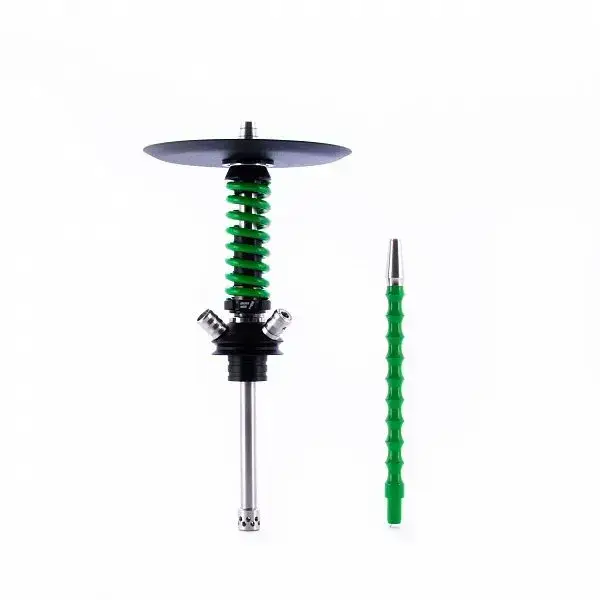 Кальян MAMAY CUSTOMS Coilover Micro чёрно-зелёный (без колбы) (гр.Кубы)