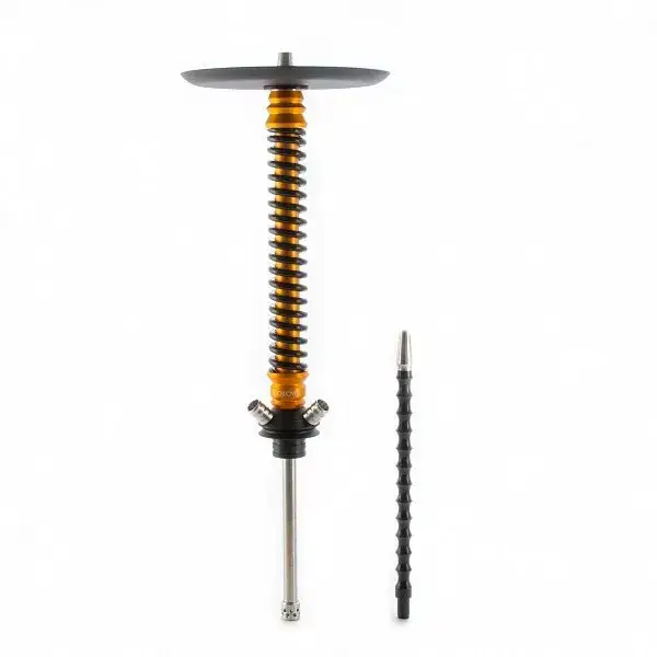 Кальян MAMAY CUSTOMS Coilovers анод.gold (грав. акула) (без колбы)