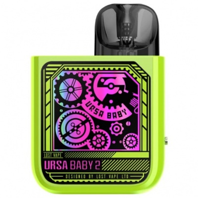 Устройство Lost Vape Ursa Baby 2 Pod Kit 900mAh Pop Green х Time Gear / Зеленый