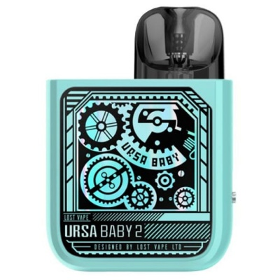 Устройство Lost Vape Ursa Baby 2 Pod Kit 900mAh Pop Blue Х Time Gear / Синий LSVP-95-H