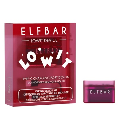 Устройство ELFBAR LOWIT, красный, 10 W