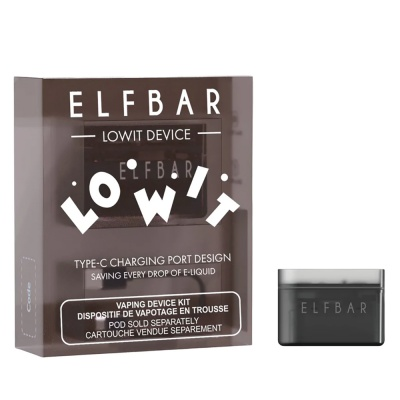 Устройство ELFBAR LOWIT, черный, 10 W