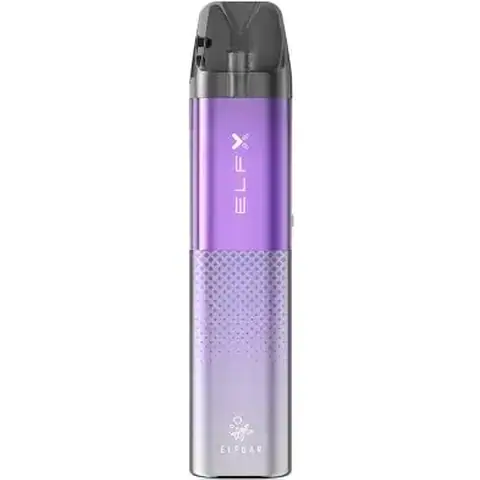 Устройство ELFBAR ELFX KIT SE Фиолетовый + 2 картр. по 3мл (0,6 Ом и 0,8 Ом)