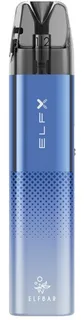 Устройство ELFBAR ELFX PRO KIT Синий + 2 картр. по 3мл (0,6 Ом и 0,8 Ом)