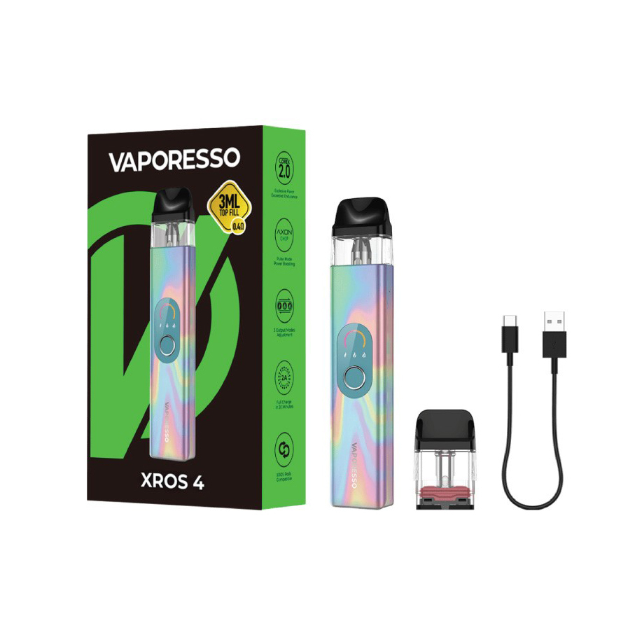 Устройство VAPORESSO XROS 4 1000 mAh Pod Kit Sunset Neon