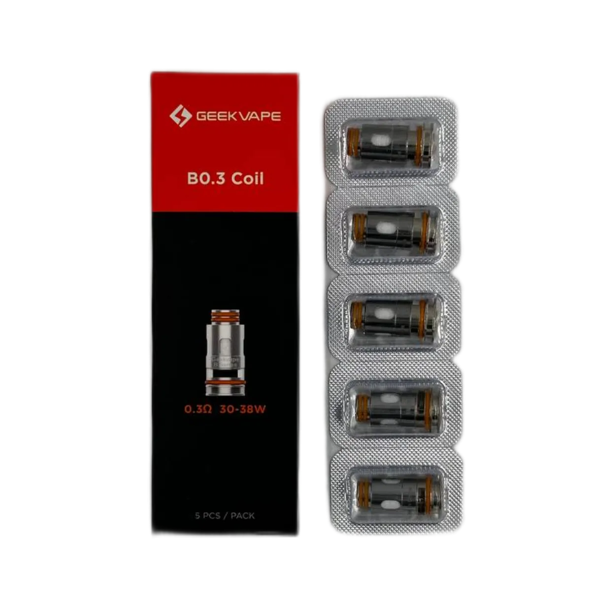 Испаритель Geek Vape B 0.3ohm Coil, (в упак. 5 шт.)