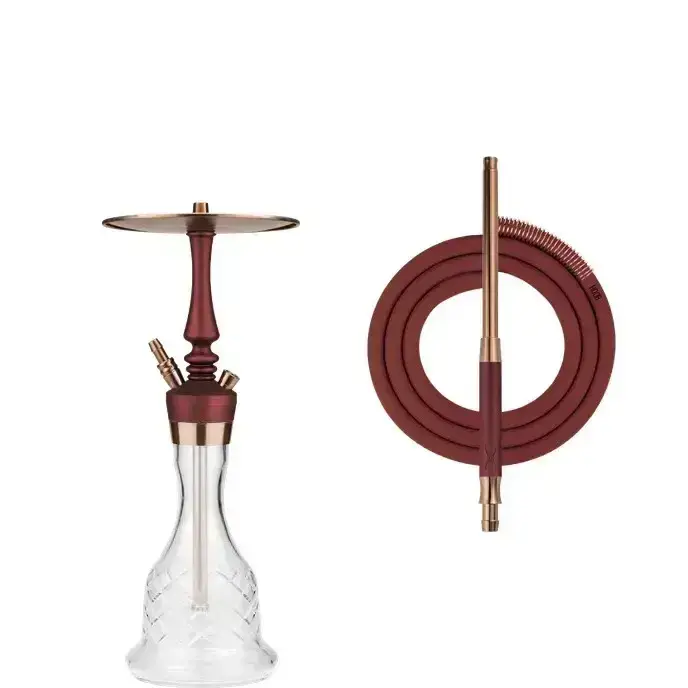 Кальян Hoob Mars Pro mini | Винный красный x Бронза