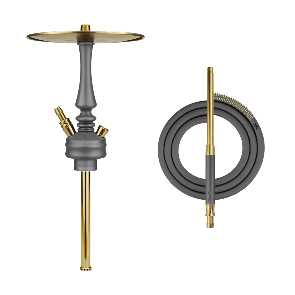Кальян Hoob Mars mini Космический серый x Золото