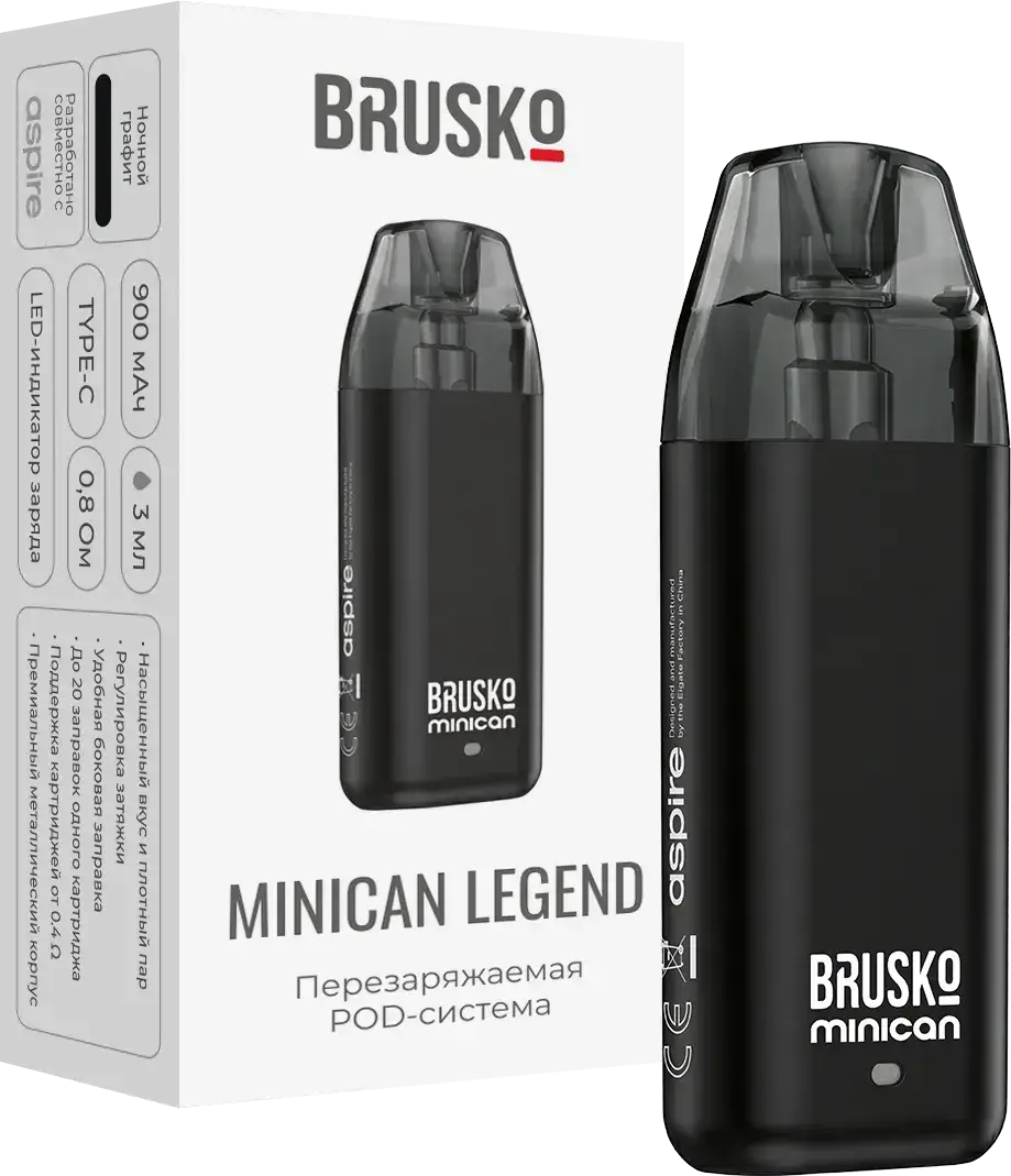 POD-система BRUSKO Minican Legend Ночной графит