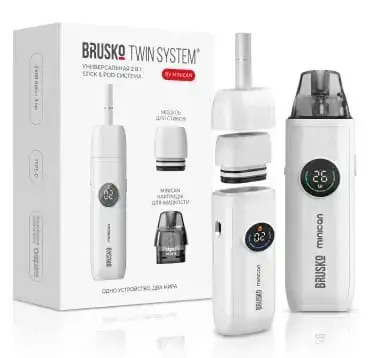 TWIN-система BRUSKO Minican Twin System белый