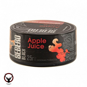 SEBERO Black с ароматом Яблочный сок (Apple juice), 25 гр.