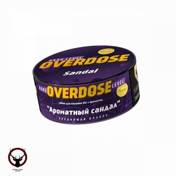 Overdose с ароматом Ароматный сандал (Sandal), 25гр.