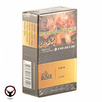 Adalya Black с ароматом уникального рецепта из 6 фруктов и мяты (Love66), 20гр.