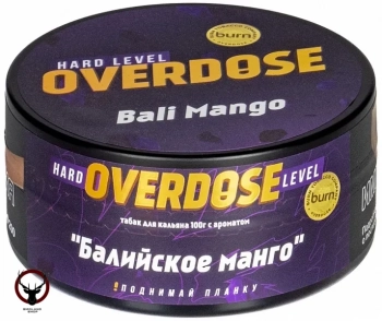 Overdose с ароматом Балийское манго (Bali Mango), 100гр.