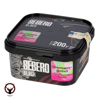 SEBERO Black с ароматом Клубника-Гуава (Strawberry Guava), 200 гр.