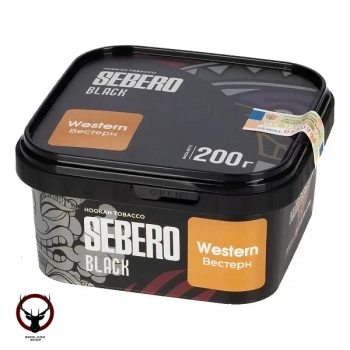 Табак Sebero Black - Вестерн (Western) 200 гр.