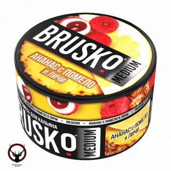 BRUSKO MEDIUM Ананас с помело и личи 250гр МРК