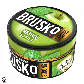 BRUSKO STRONG Яблоко с мятой 250гр МРК