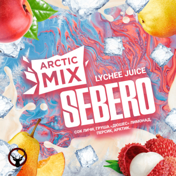SEBERO Arctic Mix Личи Джус Сок Личи,Груша «Дюшес» лимонад,Персик,Арктик (Mix Lychee juice),25 гр.