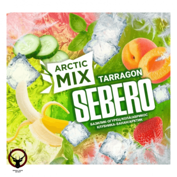 SEBERO Arctic Mix Таррагон Базилик-Огурец,Кола,Абрикос,Клубника-Банан (Mix Tarragon),25 гр.