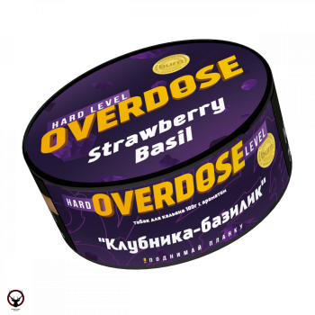 Overdose с ароматом Клубника, базилик (Strawberry Basil), 100гр.