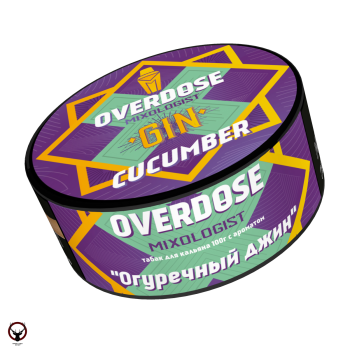 Overdose с ароматом Огуречный джин (Gin Cucumber), 100гр.